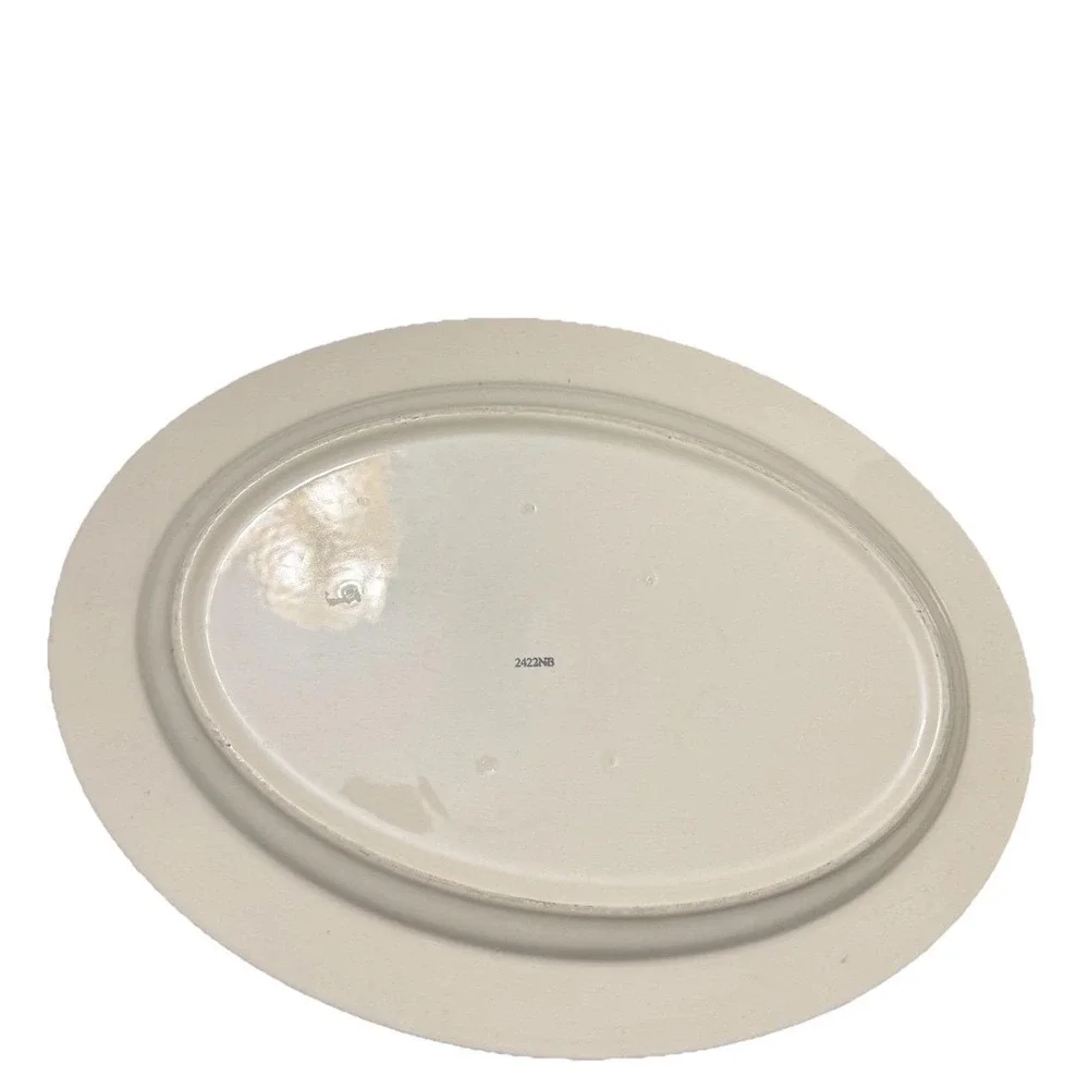 Buffalo China Large‎ Ceramic Oval Serving Platter Restaurant Ware 15